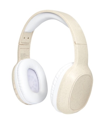 Casque sans fil Bluetooth® 5.0 biosourcé paille de blé