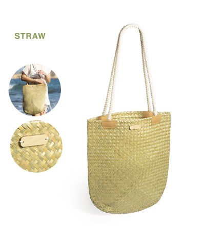 Sac design paille