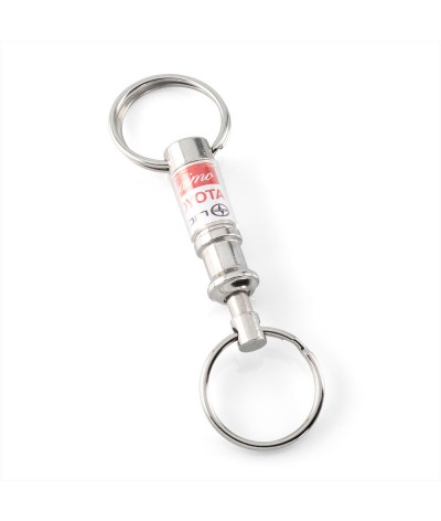 Porte-clés 2 en 1 métal