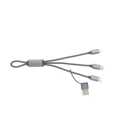 Mini câble tressé 4 en 1