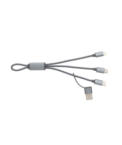 Mini câble tressé 4 en 1