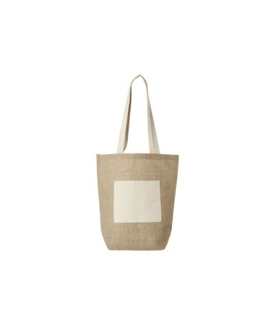Sac shopping bandoulière  en jute
