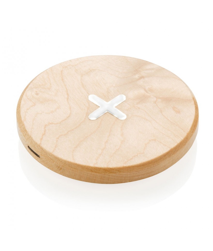 Chargeur à induction en bois 5w