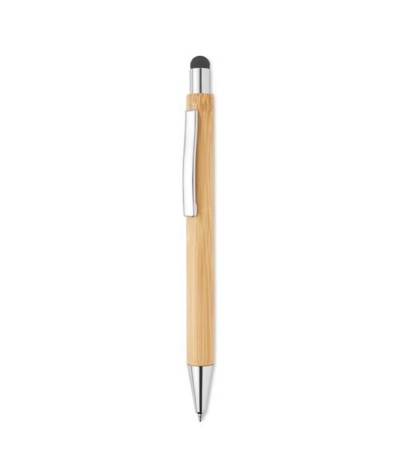 Stylo bille & stylet en bambou