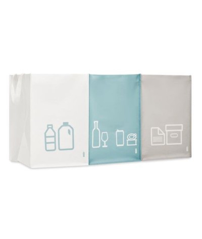 Set de tri 3 sacs pour le recyclage en rpet
