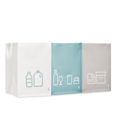 Set de tri 3 sacs pour le recyclage en rpet