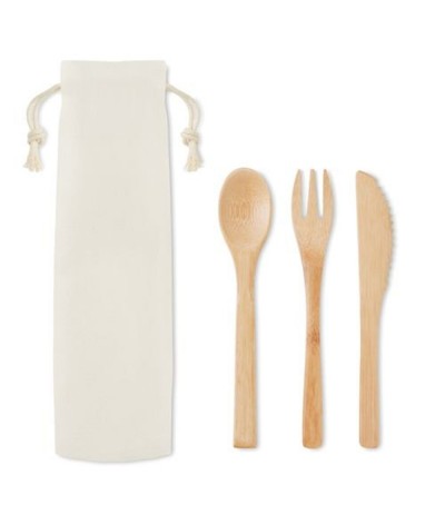 Set de couverts en bambou