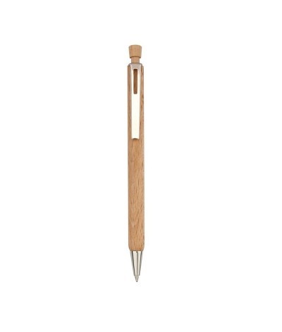Stylo bille wo en bois naturel certifié fsc