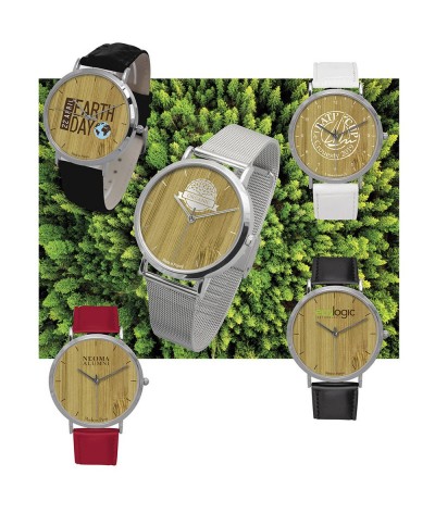 Montre cadran bois
