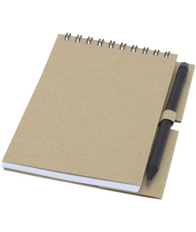 Carnet à spirales avec crayon - petit format