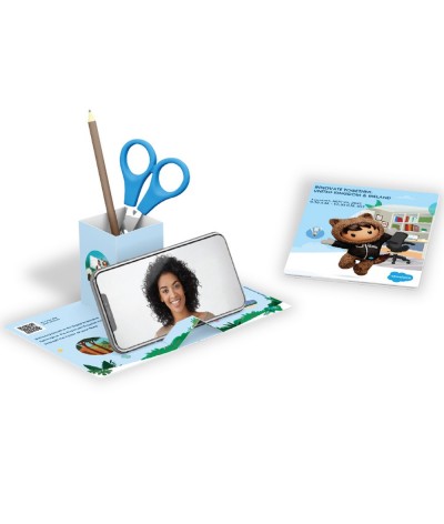 Carte office mobile POP UP recyclable