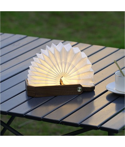 Lampe accordéon autonome avec poignée