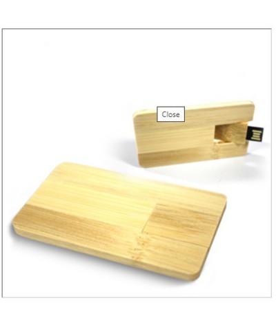 Clé USB bois format carte
