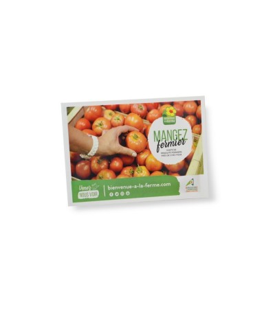 Graines de fleurs sous carte personnalisée - Made in France