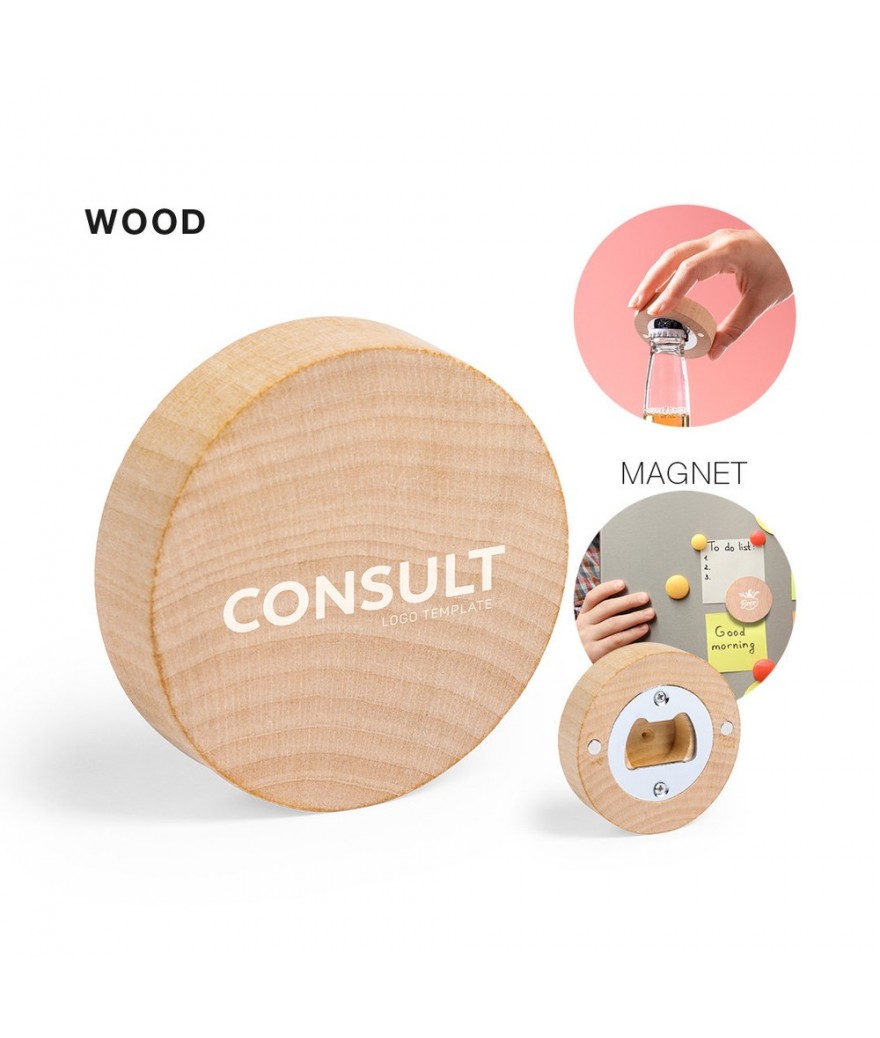 Décapsuleur & sous-verre magnétique