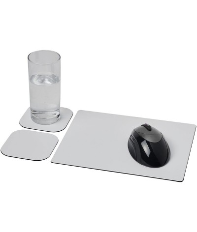 Tapis de souris & sous-verre en plastique recyclé