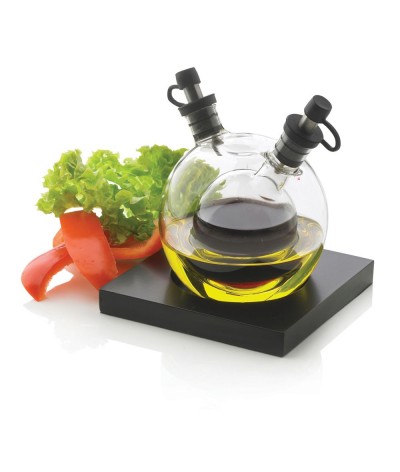 Set huile et vinaigre en verre
