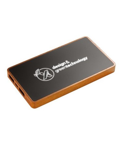 Batterie de secours 5000 mAh bois certifié FSC