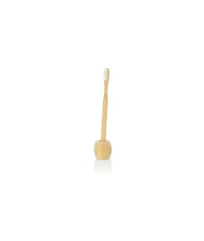 Brosse à dents avec support en bambou