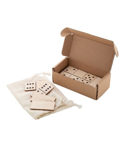 Jeu de dominos en bouleau personnalisable