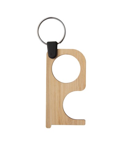 Porte-clés hygiénique notouch bambou
