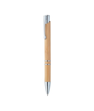 Stylo bille métal & bambou